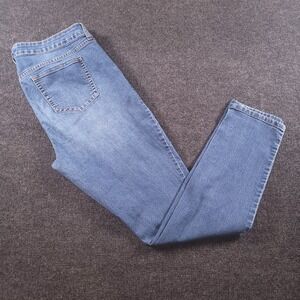 Torrid Women Skinny Super Stretch‎ Mid Rise Jeans Size 18T Tall Blue Denim
